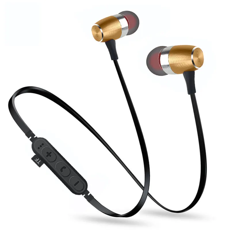 MPLSBO T16 Bluetooth Earphone With MIC Sweatproof Gym Sport HIFI Wireless Earphones MP3 player Bass Headphones For Xiaomi Iphone