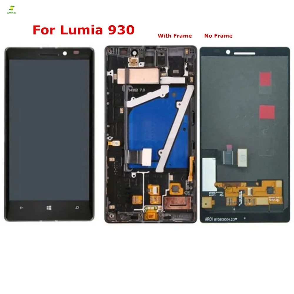 

Full Lcd Display 5.0" AAA+ For Nokia Lumia 930 LCD Display with Touch Screen Digitizer Assembly With frame Free Shipping Parts