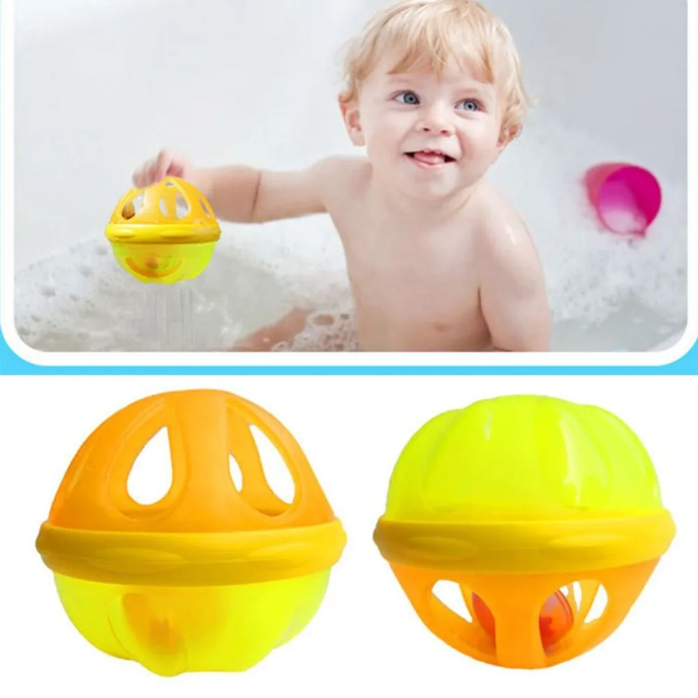 Baby Bath Ball Rattle Toys Water Pool Bathtub Bath Toy Infant Water