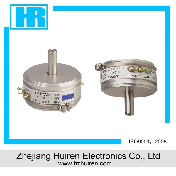 Multiturn rotary potentiometer angular displacement sensor WDD35SC8