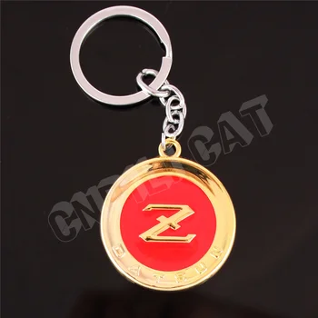 

3D DATSUN Z Car Key Ring Keychain for Fairlady Z Z33 Z34 350Z 370Z Gold&Red