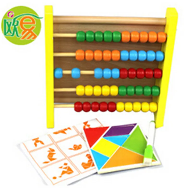 2016 wooden multipurpose font b calculation b font frame math educational toys multifunctional magnetic drawing board