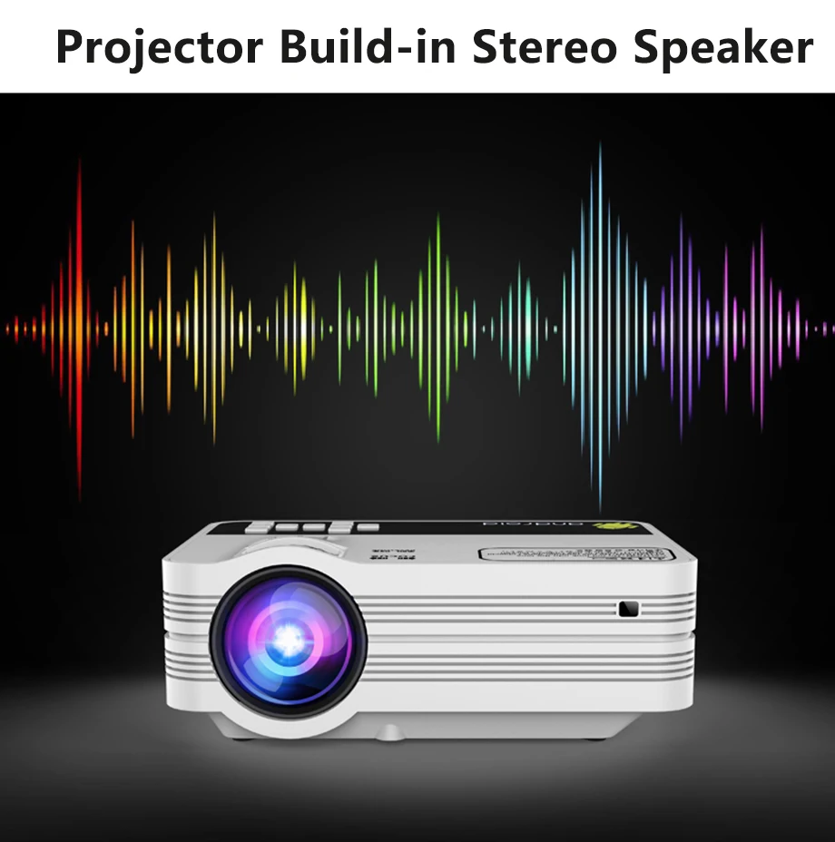 wifi projector Smartldea UB10 Mini Android 6.0 WiFi HD Home Projector Portable Multimedia LED Proyector with USB HD-in VGA SD AV Video Beamer cheap projector