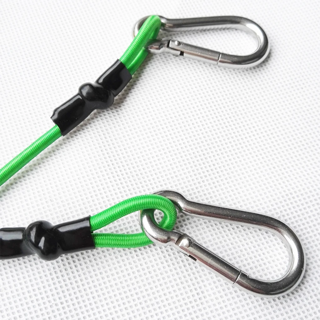 Perfeclan Kayak Elastic Tow Throw Line Leash with Buoy Carabiner Clips Plus 2L Empty Waterproof First Aid Kit Dry Bag