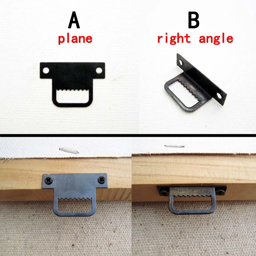 50 шт. черная Т-образная пила зуб Скрытая картина фото с изображением картины маслом зеркальная рама вешалка крюк+ винт аксессуары для мебели