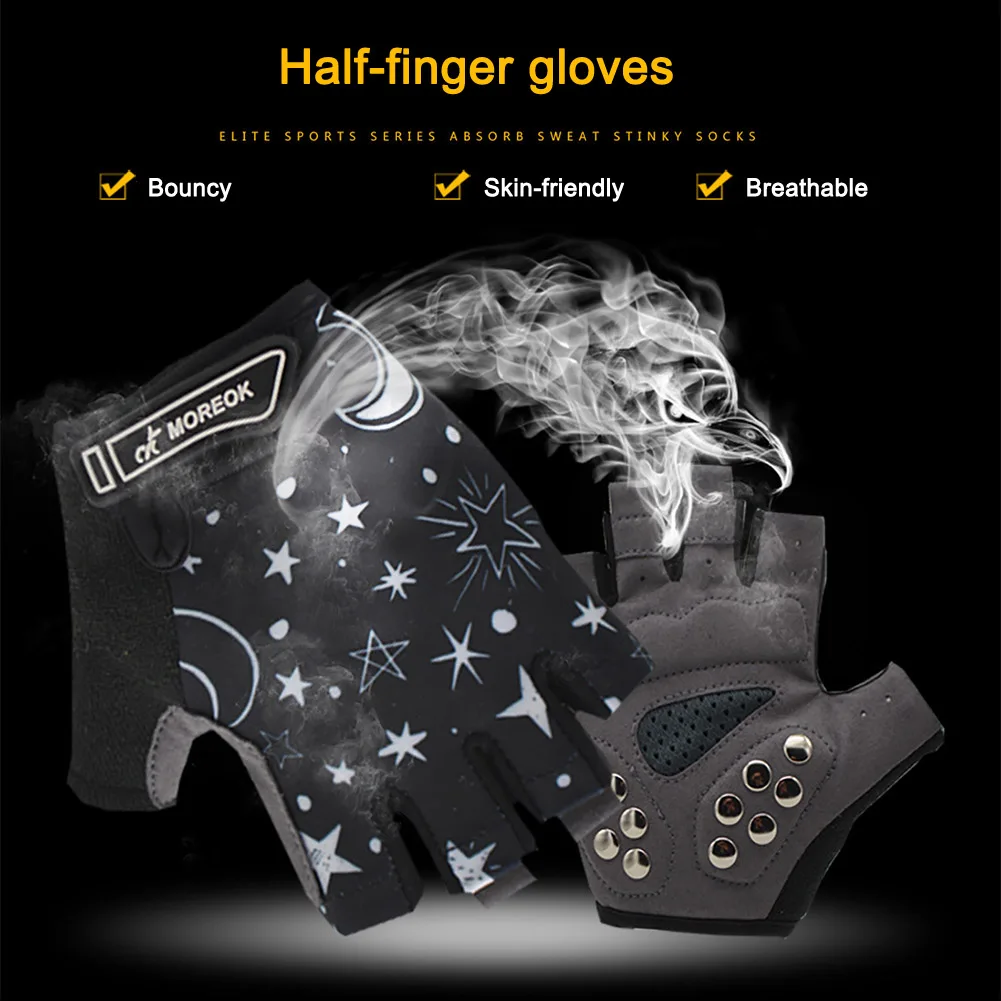 1 пара Детские перчатки для езды на велосипеде с половинным пальцем детские