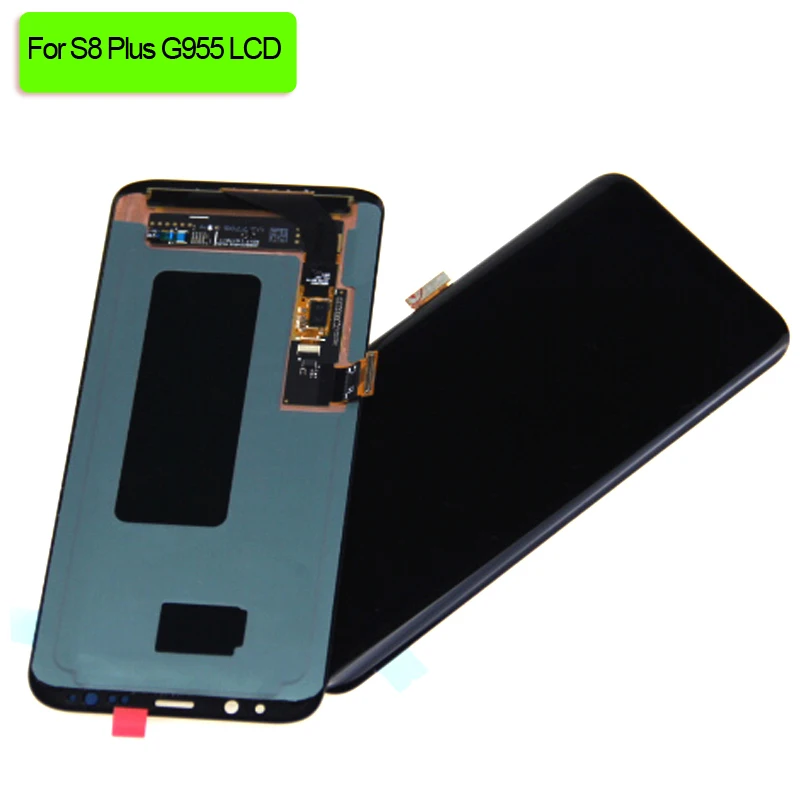 S8 G950 G950F Дисплей для Samsung Galaxy S8 Экран сменный преобразователь изображений для сенсорного дигитайзера Ассамблеи S8 плюс ЖК-дисплей G955 G955F тестирование - Цвет: S8 PLUS LCD
