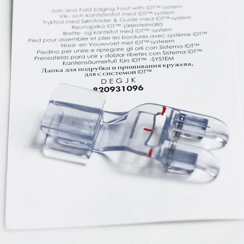 

Join & Fold Edging Foot for Pfaff #820931096