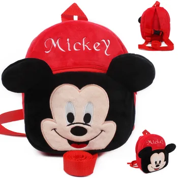 

cyjmydch mick Baby Harnesses Leashes Walking Anti-lost Bag Safety Activity & Gear Children plush Backpack School bags