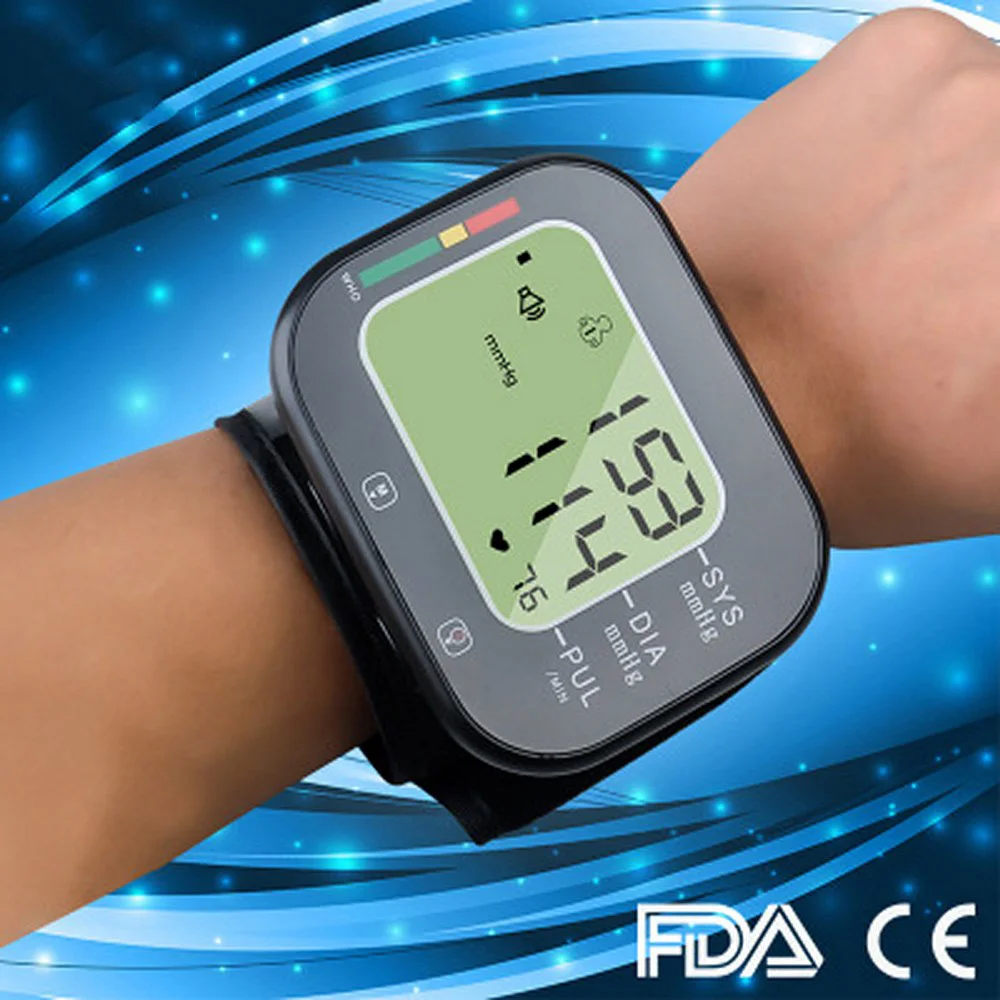

New Blood Pressure Monitor Digital Upper Arm Tonometer Sphygmomanometer LCD Screen Automatic Heart Beat Meter Machine Measuring