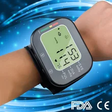 New Blood Pressure Monitor Digital Upper Arm Tonometer Sphygmomanometer LCD Screen Automatic Heart Beat Meter Machine Measuring