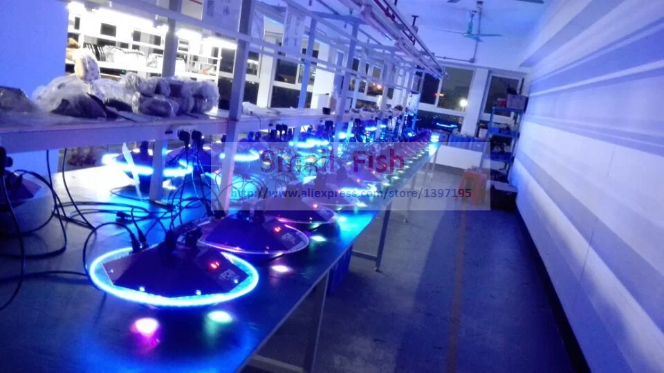 Новинка 2019 UFO Светодиодная лампа для сценических эффектов 94W RGBWY цвета с 3 DMX chs IEC