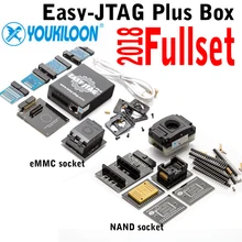 YOUKILOON Easy-JTAG Plus коробка полный комплект eMMC розетка NAND розетка