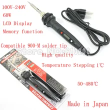 Сделано в Японии WIT800 60 Вт/90 Вт/120 Вт Высокоточный Регулируемый Электрический паяльник микрокомпьютер контроль температуры