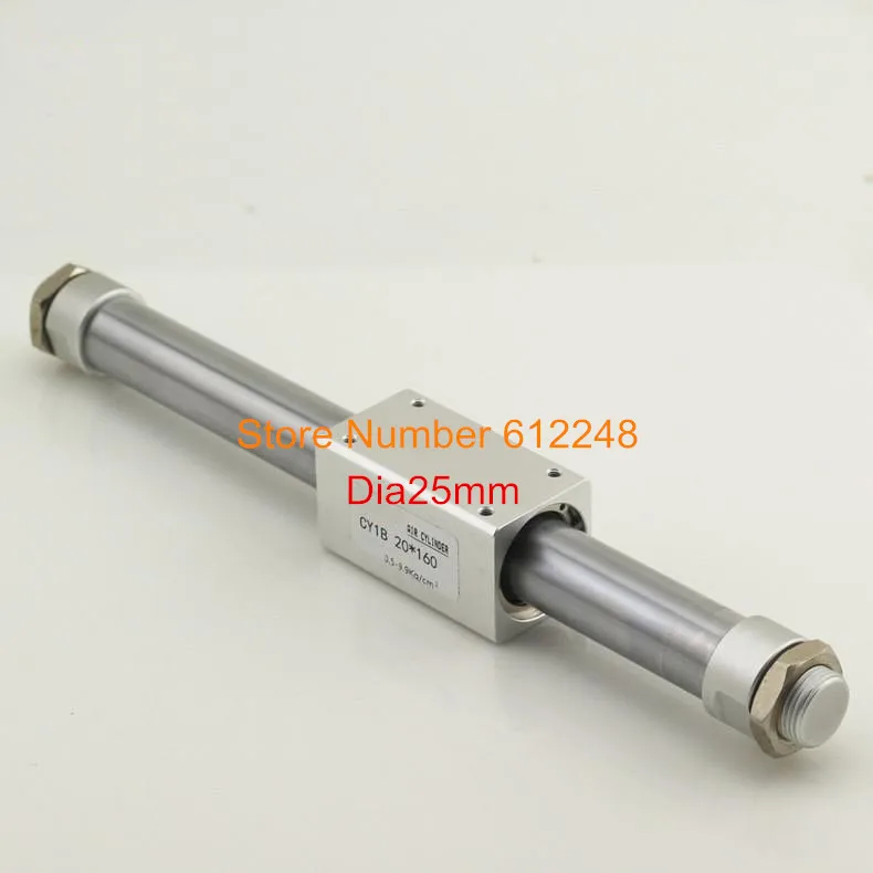CY1B25*700-800 Rodless Pneumatic Cylinder Stainless steel High Pressure Cylinder CY1B/CY3B RMS CY1B25*700-800 Rodless Pneumatic Cylinder Stainless steel High Pressure Cylinder CY1B/CY3B RMS