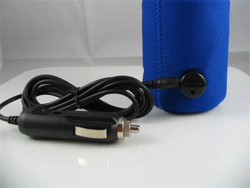 Aquecedor de Leite Aquecedor de Garrafa de Leite Térmico do Bebê Azul Água Carro Usb Mais Quente Bolsas Isolamento Alimentação Garrafa Aquecedor Viagem & Dc12v 8 Mamãe e Bebê