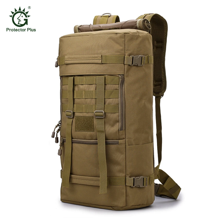 

50 L Travel Backpack Outdoor Sports Bag Military Tactical Bags Hiking Camping Waterproof Wear-resisting Nylon Mountaineering Bag