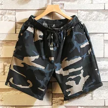 Мужские новые плавки с камуфляжным принтом, повседневные спортивные пляжные шорты, мужские летние камуфляжные пляжные спортивные шорты A3057