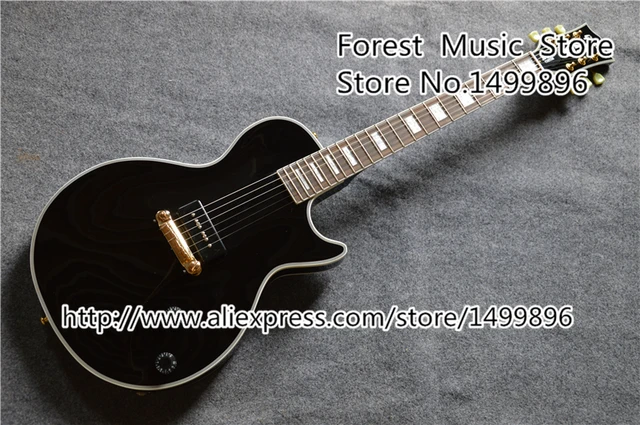 Best price at $176 Cheap China LP Electric Guitarra With Single P-90 Style Pickup Black Electric Guitars Left Handed Available