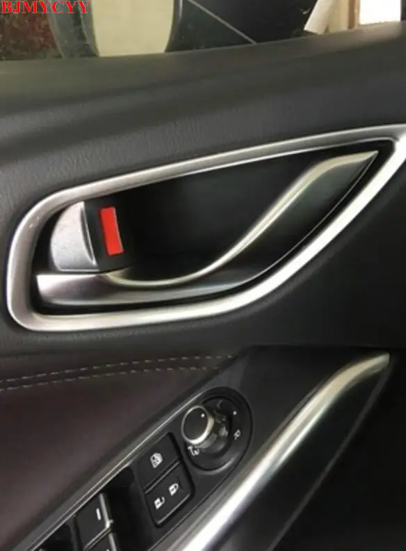 Внутренняя дверь автомобиля BJMYCYY украшена ручкой для Mazda 6 Mazda6 Atenza 2017|door handles for