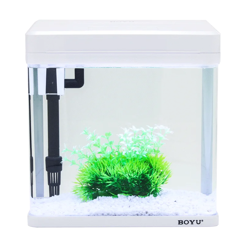 

Aquarium Aquarium Small Mini Desktop Ecological Landscape Ornamental Fish Free Water Goldfish Tank Home Living Room Aquarium