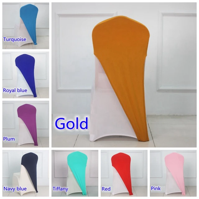 Various colour lycra chair covers caps universal for wedding decoration