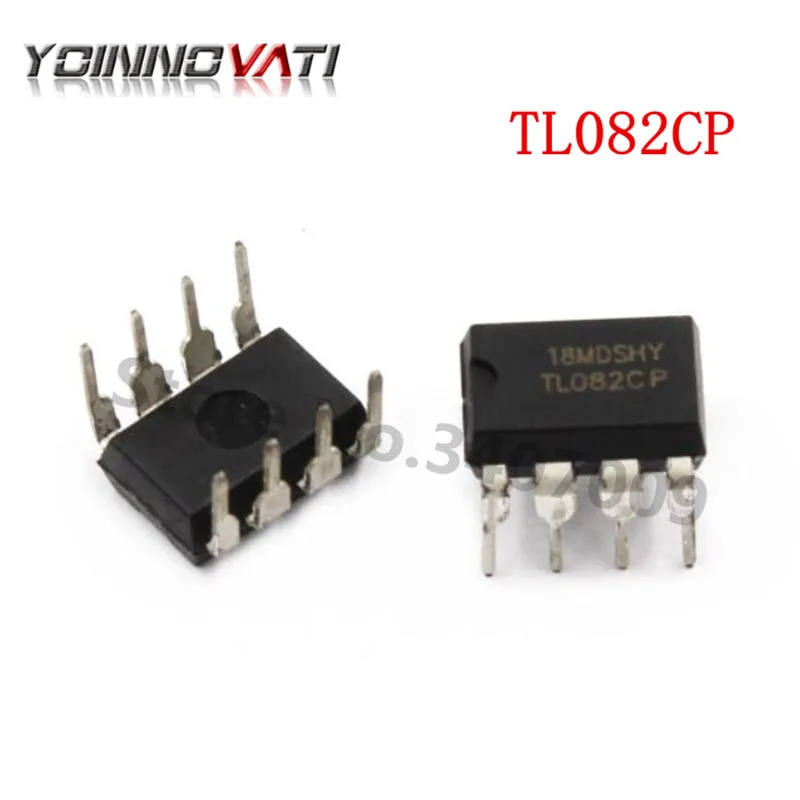 10pcs/lot Tl082cp Dip8 Tl082 Tl082cn Operational Amplifier Op Amp Jfet
