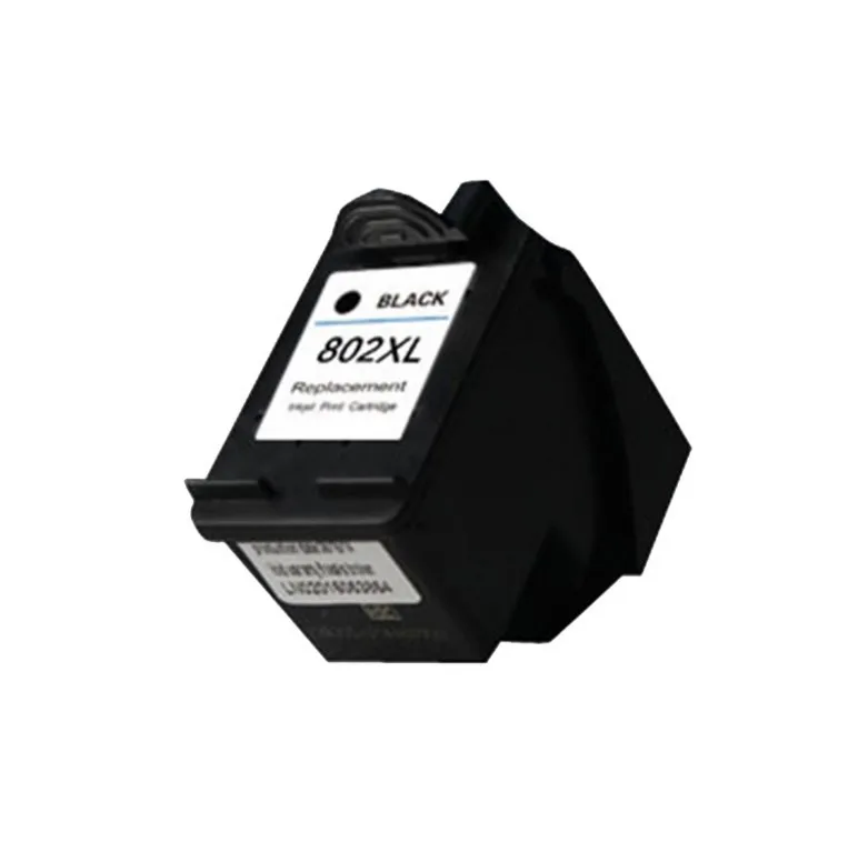 Черный Чернильный Тонер для картриджа для hp802 1050 1010 1510 2050 1000 для HP802 802XL BK 802XL 802 S для HP802 802XL картридж для принтера - Цвет: Черный