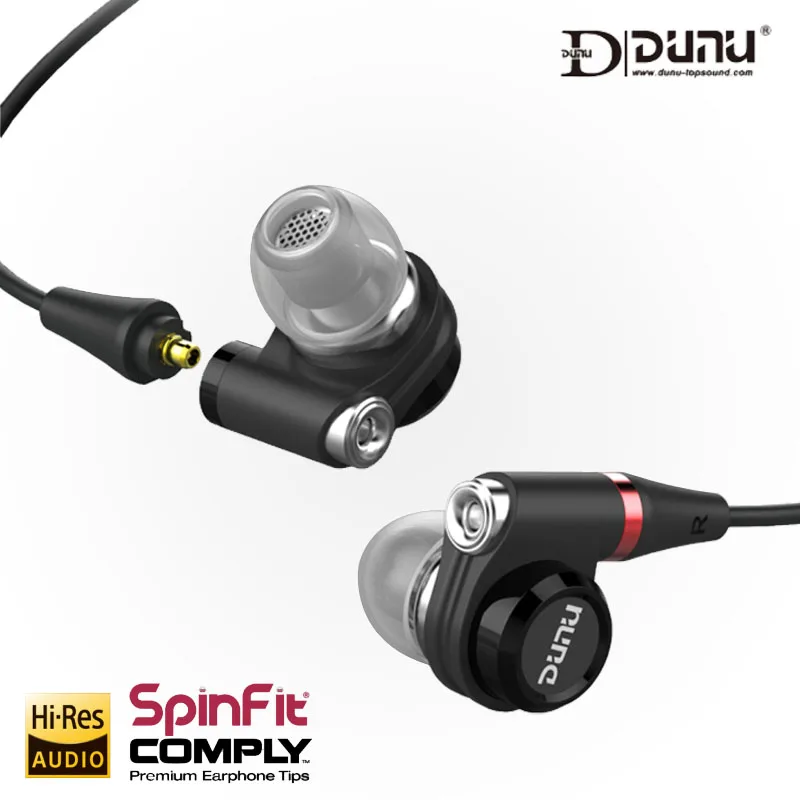 DUNU DN 2002 DN2002 2BA + 2 динамических гибридных наушников вкладышей 4 драйвера IEM со