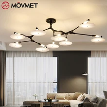 Vintage Modern LED Chandelier Spider Lustre Living room Lighting For Kitchen Restaurant Chandeliers Fixture Lights LED Vintage Modern LED Chandelier Spider Lustre Living room Lighting For Kitchen Restaurant Chandeliers Fixture Lights LED