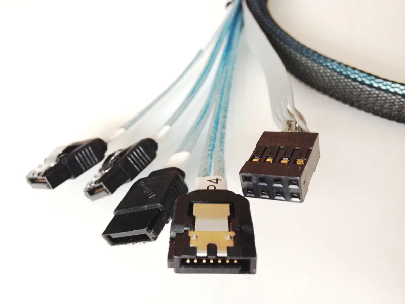 Внутренний кабель для вентилятора Mini SAS SFF 8643 4 SATA контактный питания хост целевой