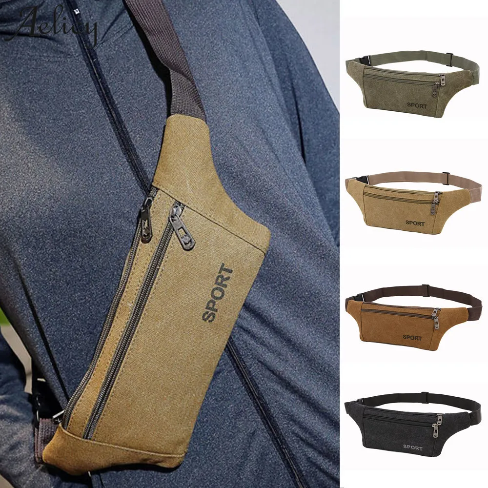 Aelicy кармашек сумки для женщин 2018 г., новые модные мужские слинг Повседневное Холст Грудь Сумка один сумка Anti Theft Crossbody сумки