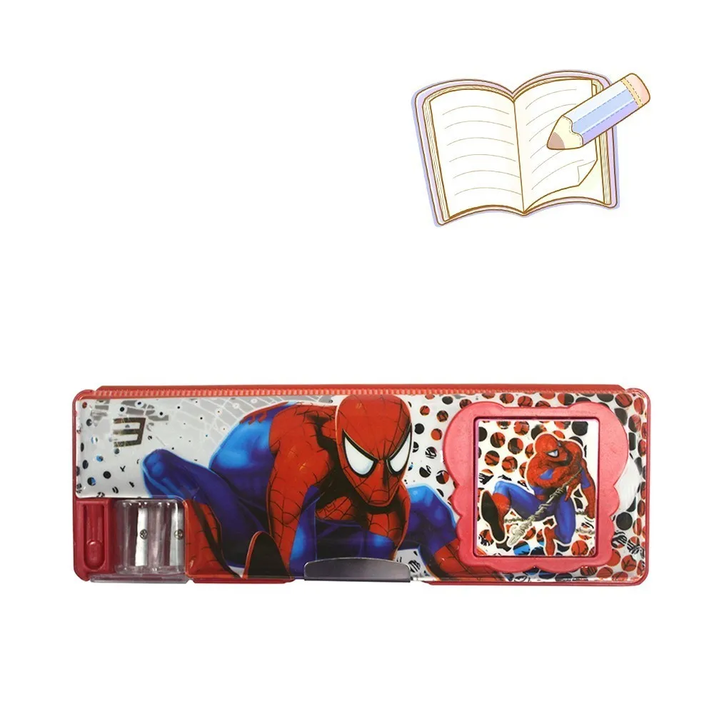 VC0400002 Multifunctional Plastic Practical Stationery Box Student Cartoon Pencil Case with Sharpener Calculator | Канцтовары для