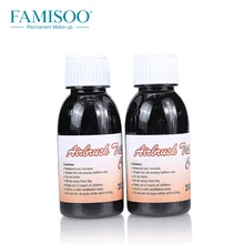 2 бутылки Золотой Феникс черная Татуировка чернила Аэрограф черный пигмент для временного тела живопись искусство водостойкие временные татуировки