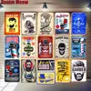 Barber Shop Plaque Metal Tin Signs College Dorm Decoration Haircut Shave Beard Wall Art Sticker Top Hairstyle Vintage Home Decor ► Photo 1/6