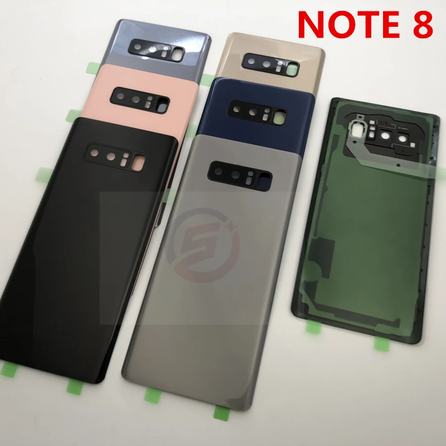 

Back Glass For Samsung Galaxy Note 8 N950 N950F N950FD SM-N950F Battery Back Cover Door Housing Replacement + Camera Glass