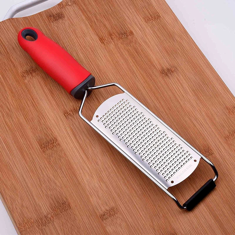 Multifunctional Kitchen Tools Wide Board Cheese Grater Lemon Zester Stainless Steel Blade For Cheese Chocolates Slicer with Protective Cover (10)