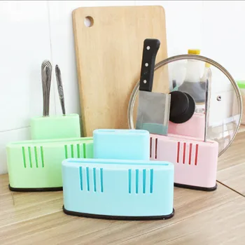 

Hot Sale Drain Water Design Chopping Board Holder Creative Kitchen Accessories Multifunction Knife Holder Free Shipping