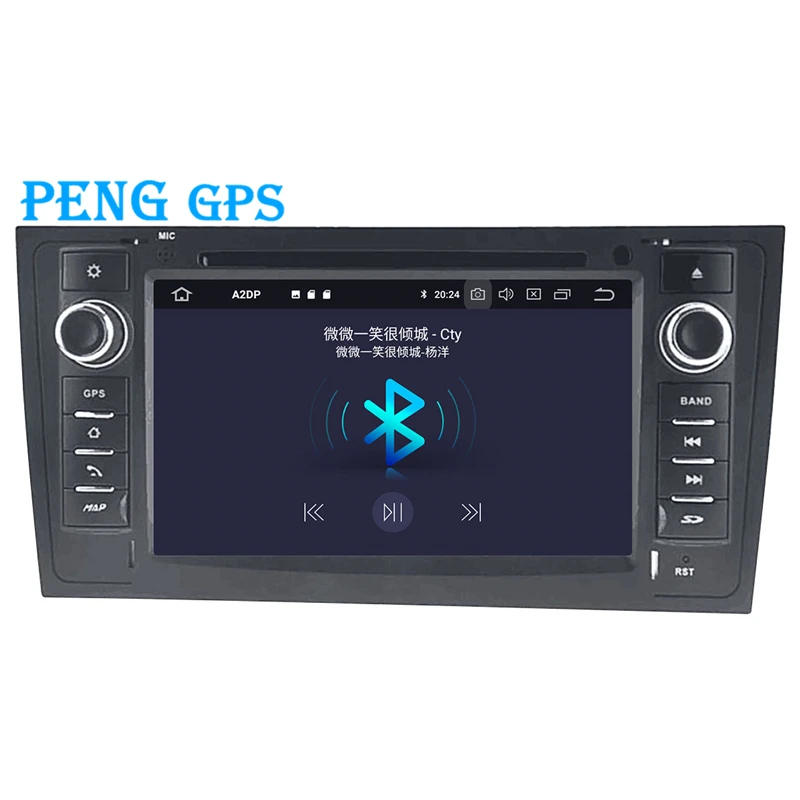 Excellent Android 9.0 Car GPS Navigation For AUDI A6 1997-2005 Allroad 2000-2006 Car CD Player Headunit Multimedia Radio Tape Recorder Top 4