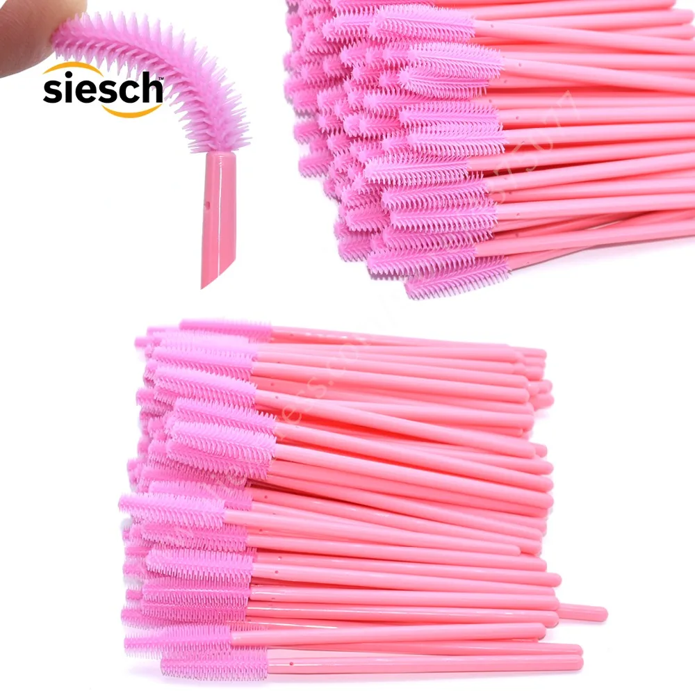 

10PCS P Silicone Makeup Eyelash Brush Comb Mascara Wands Eye Lashes Extension Tool Eyebrow Brush Make Up Tools For Women