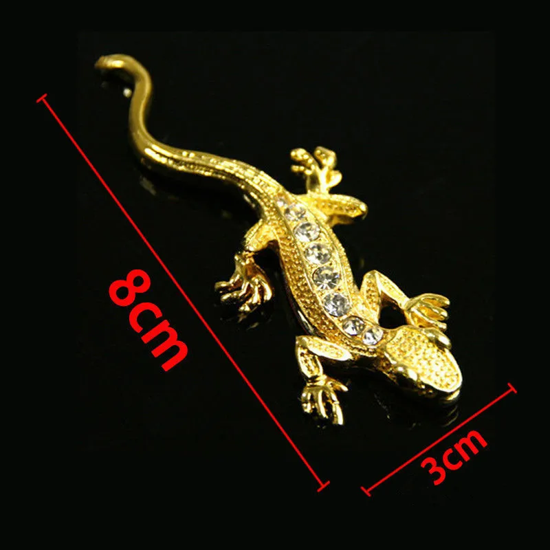 2021 3D Gecko Metal Emblem Badge Car Truck Auto Motor Sticker Note