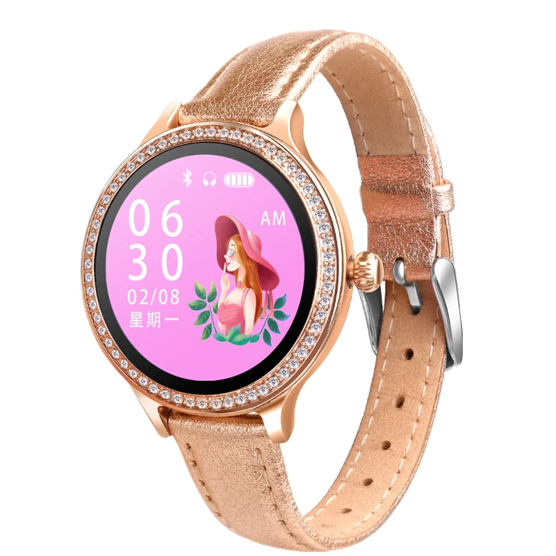 

2019 New Women Smart Watch Fashion Style IP68 Waterproof Sports Watch Heart Rate Monitor Sleep Monitor Push Message Bracelet