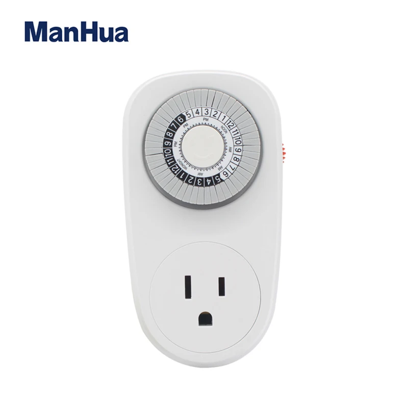 

Manhua United States Plug-in 125V GMT02A Mechanical Energy Saving Kitchen Timer Switch for Home Use
