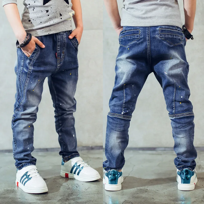 Boy's jeans, Children's clothing boys jeans spring and autumn splash-ink children pants 3 4 5 6 7 8 9 10 11 12 13 14 years old Boy's jeans, Children's clothing boys jeans spring and autumn splash-ink children pants 3 4 5 6 7 8 9 10 11 12 13 14 years old