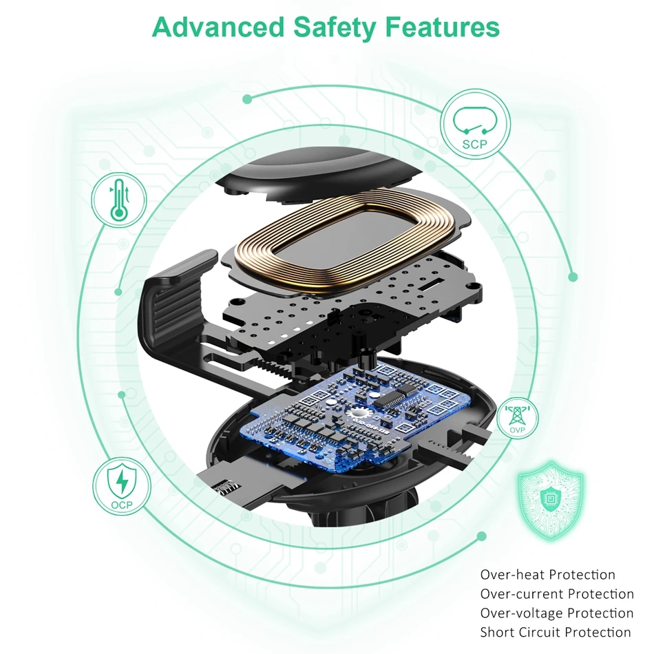 CHOETECH автомобильное беспроводное зарядное устройство для зарядки телефона держатель для iPhone Xs Max Xr X телефон быстрое автомобильное крепление Беспроводная зарядка для samsung S8