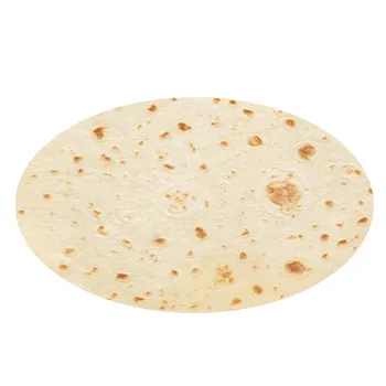 

Funny 80cm² Mexican Burrito modeling Rugs Comfortable Creative Flannel Mat Rug Living Room Children Room Mexican pancake Carpet