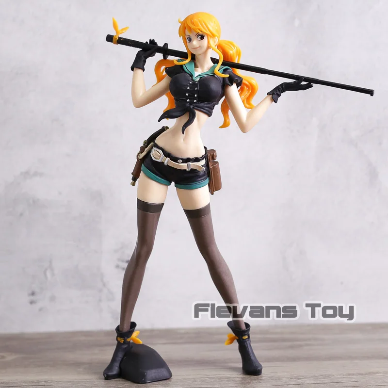 

One Piece Flag Diamond Ship Nami Code:B PVC Figure Toy Collection Model Figurine Doll