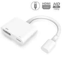 ITINFTEK 8-контактный цифровой AV мобильный телефон HDMI конвертер кабель для IOS к HDMI HDTV кабель адаптер для IPhone 5 6X8 7