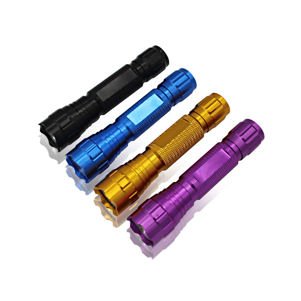 

Black Boutique Tactical Flashlight XM-L T6 1 Mode 1200LM Lantern LED Flashlight Flash Retractable Bat Safety First