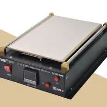 Встроенный двойной вакуумный насос 14 дюймов для iPad для iphone стекло ЖК Сепаратор Сплит экран ремонт машины для samsung Tablet PC 968